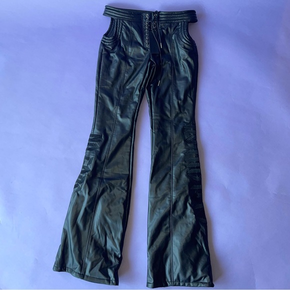 Black Hip cut out pants